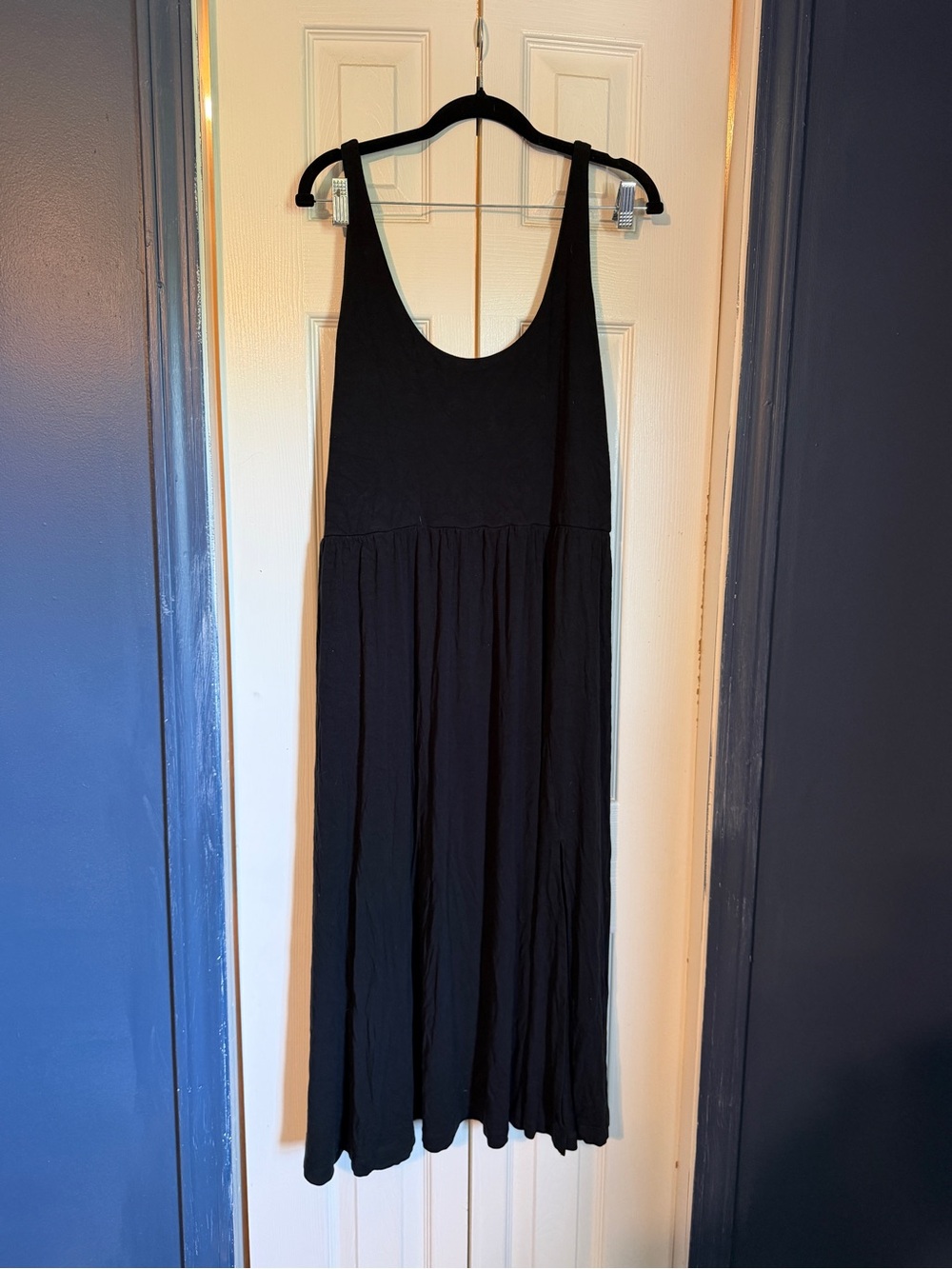 a new day Black Scoop-Neck Maxi Dress